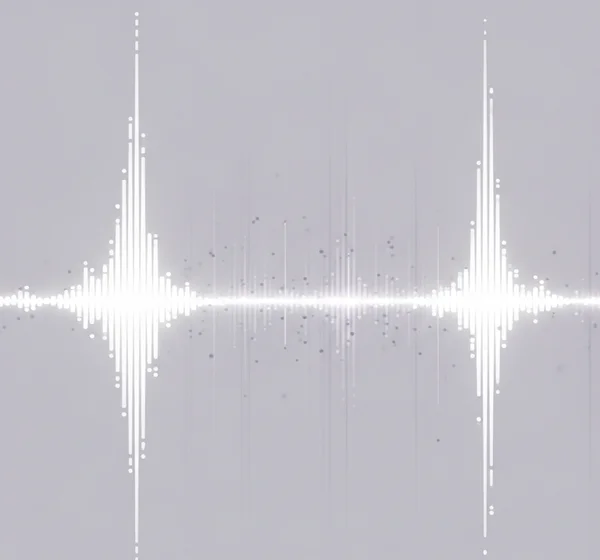 Abstract art visualizing subtle musical ghost notes